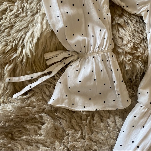 Bershka Polka dot Peplum top - Picture 5 of 5